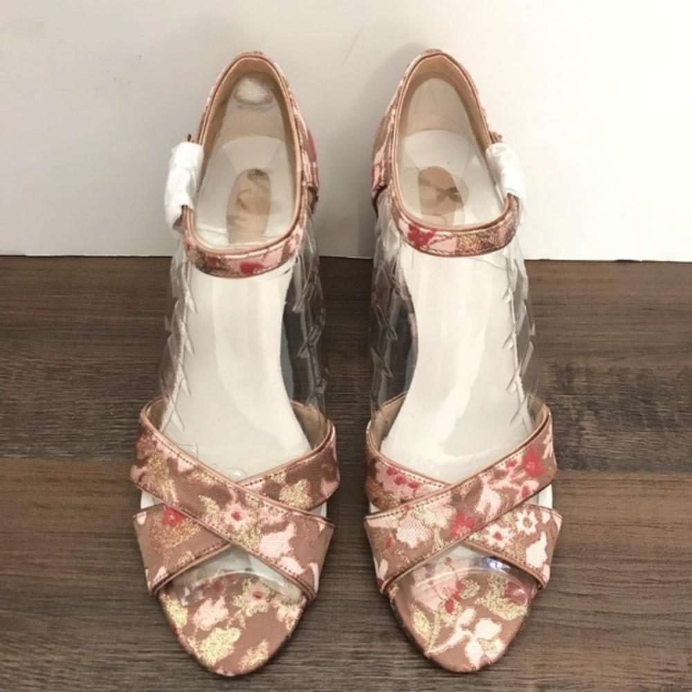 Sam Edelman Orlane Tapestry Rose Sandals Ankle Strap Open Toe Sizes 9.5 & 10 - Picture 5 of 8